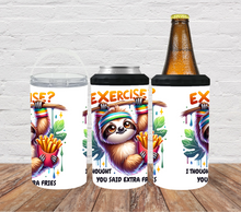 Load image into Gallery viewer, Exercise I thought you said extra fries - Sloth
