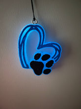 Load image into Gallery viewer, Dog Paw Heart Car Freshie
