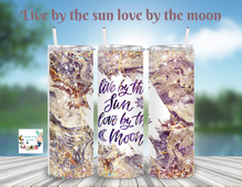 Load image into Gallery viewer, Live by the Sun Love by the Moon Tumbler
