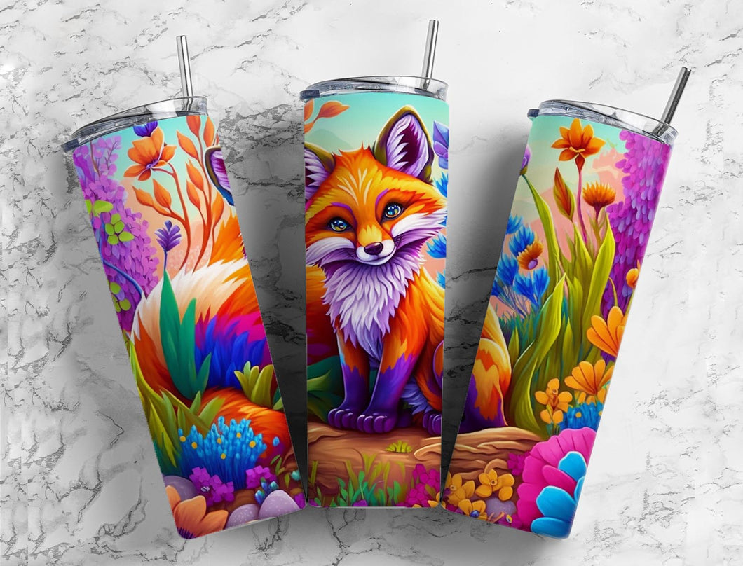 Neon Fox Tumbler