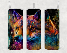 Load image into Gallery viewer, Alcohol Ink Wolf Tumbler
