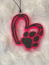 Load image into Gallery viewer, Dog Paw Heart Car Freshie
